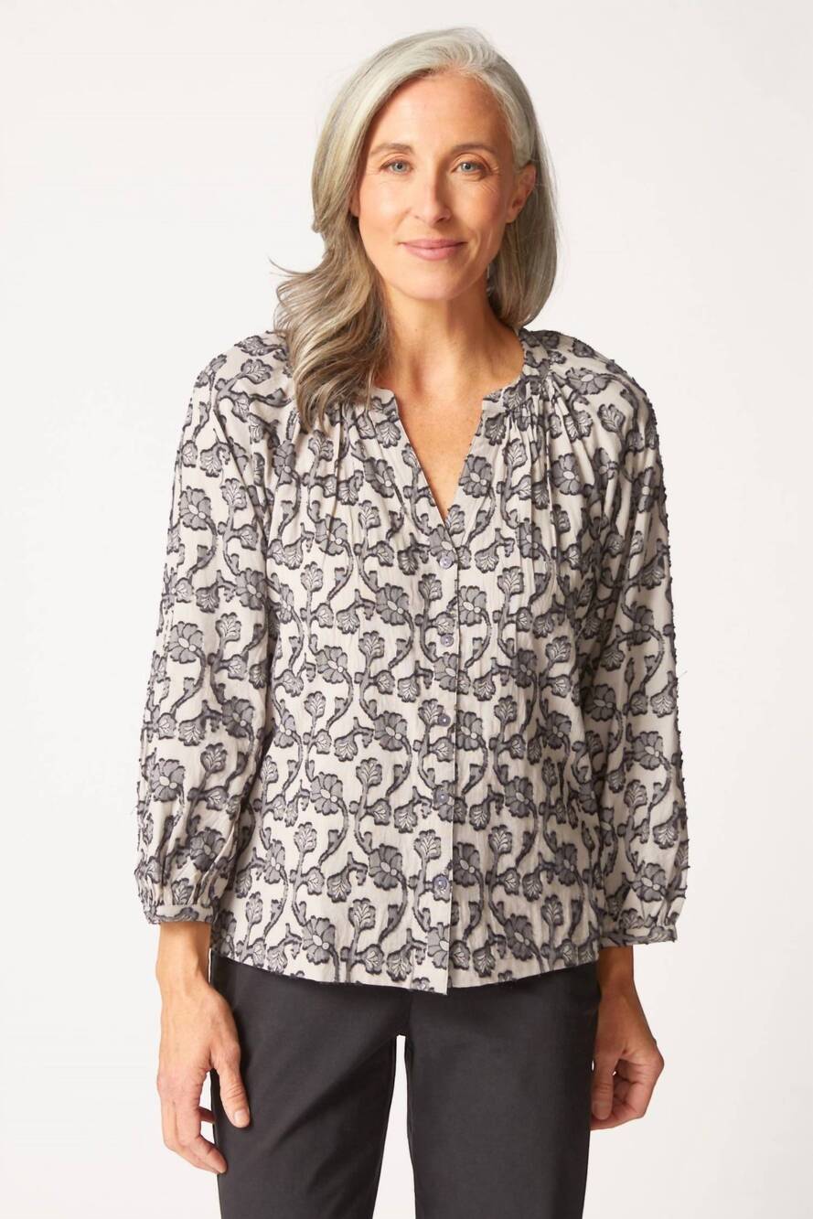 NEW HABITAT romance shirt in dove